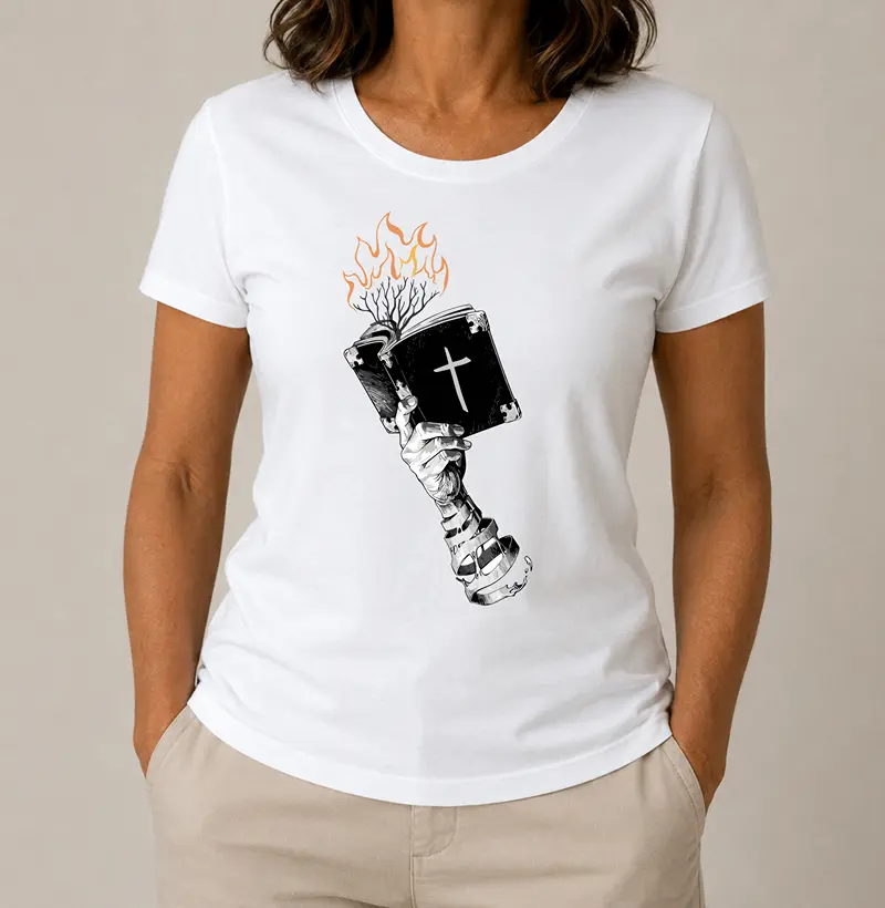 Camiseta Feminina - Palavra Ardente - Camiseta