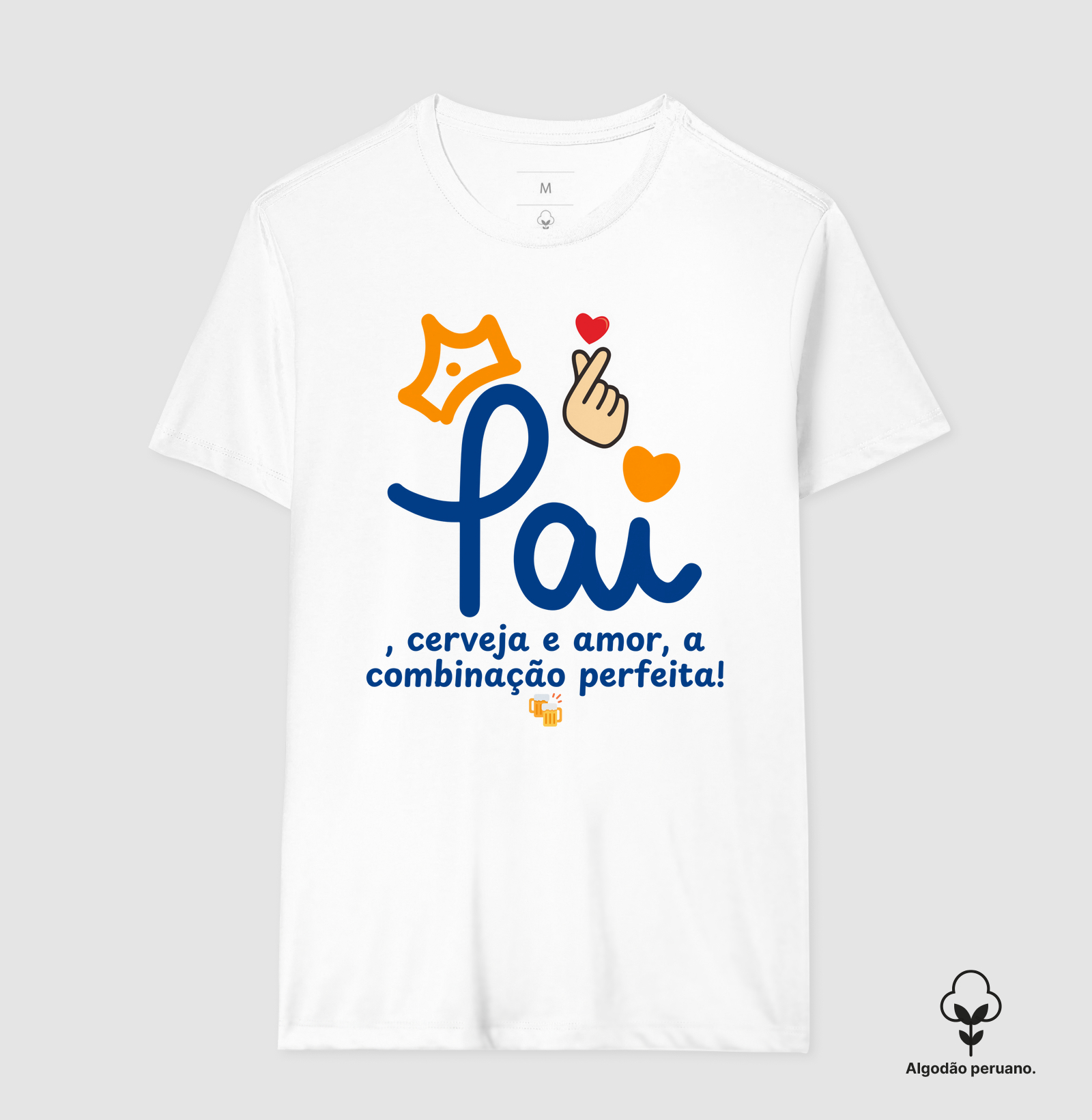 Camiseta Coleção Pai - Pai, cerveja e amor...