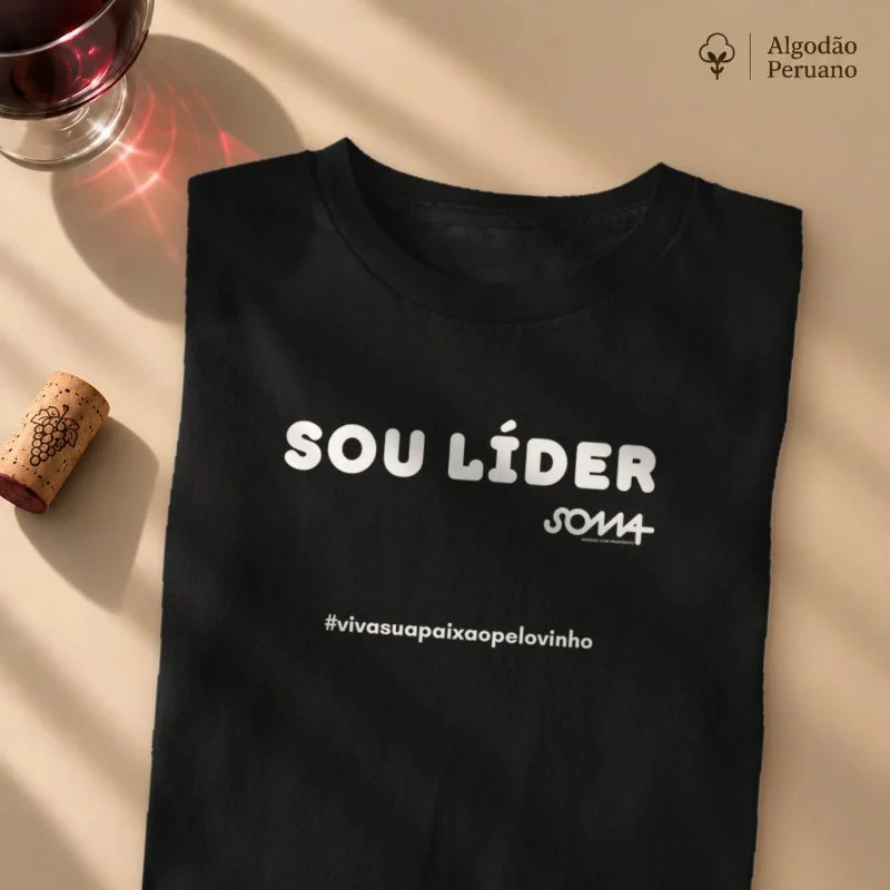 Camiseta Sou Lider SOMA - Camiseta Algodão Peruano