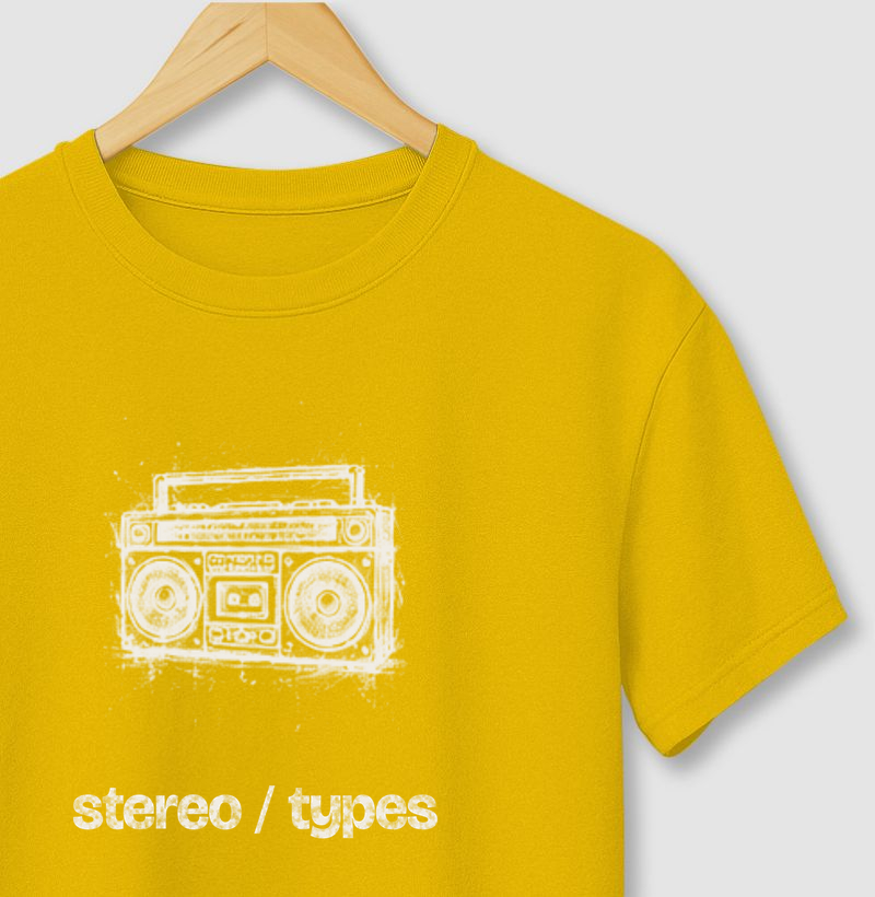 Boombox · Carvão · Traço Claro · STEREO TYPES