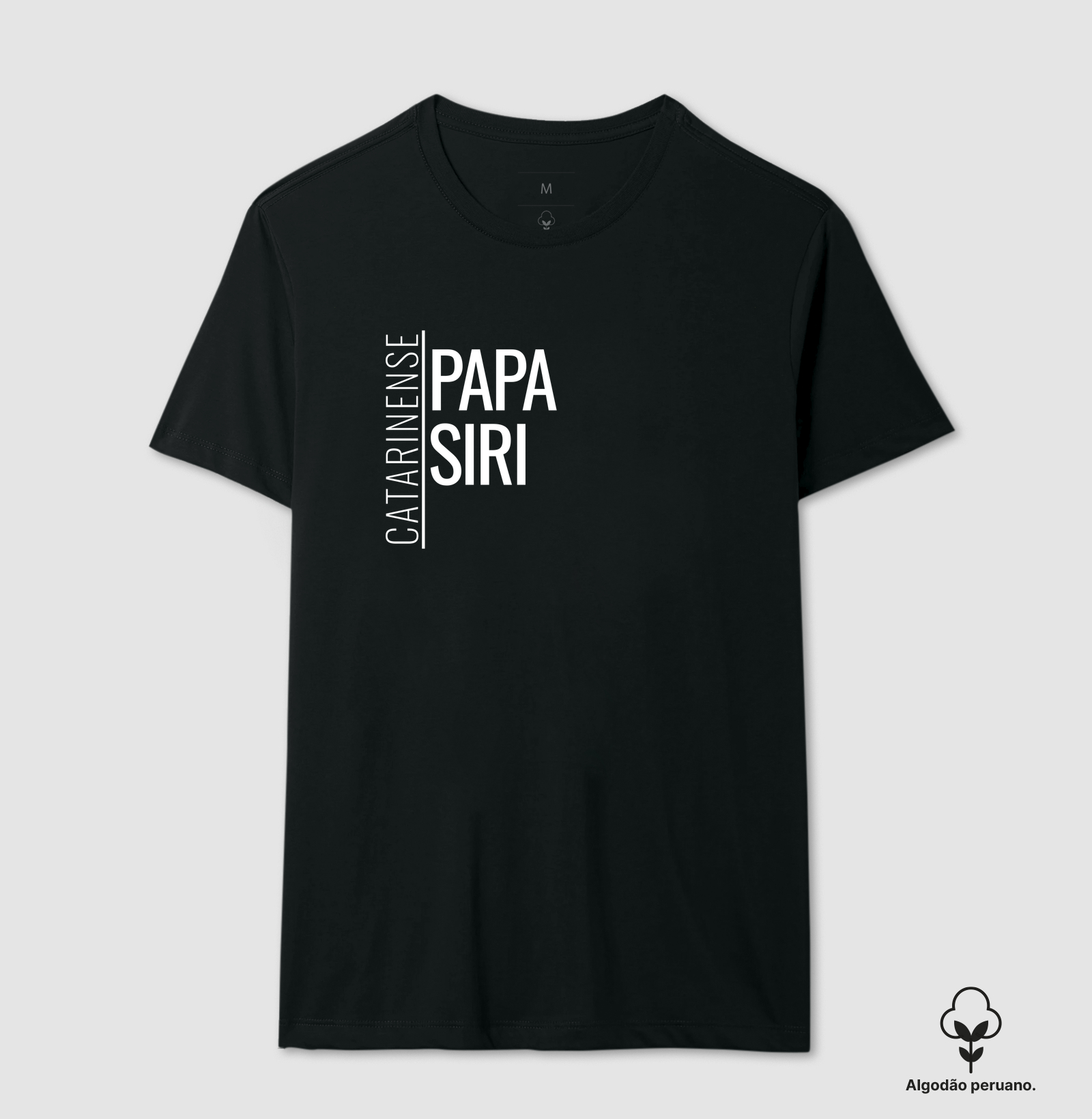 Catarinense | Papa-Siri - Camiseta Algodão Peruano