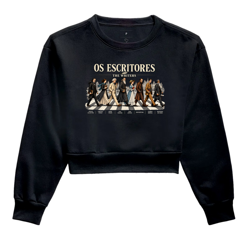 Os escritores Abbey Road - Cropped Moletom