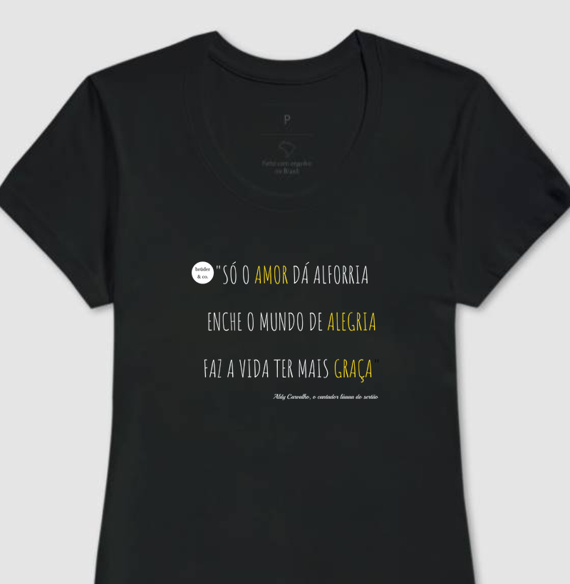 Só o amor dá alforria