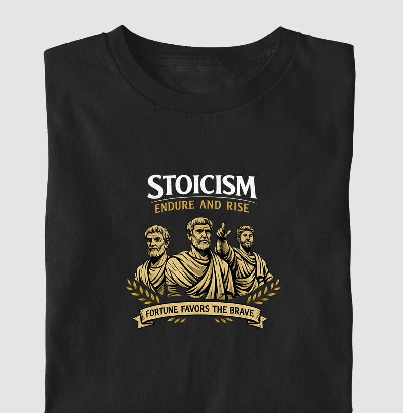 Estoicismo "Endure and Rise" - Camiseta