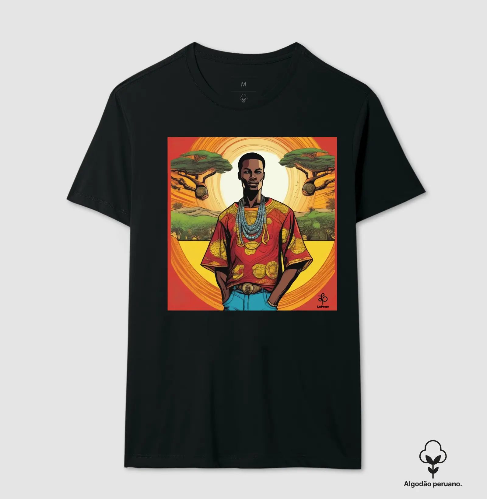 Homem - Paisagem Africana