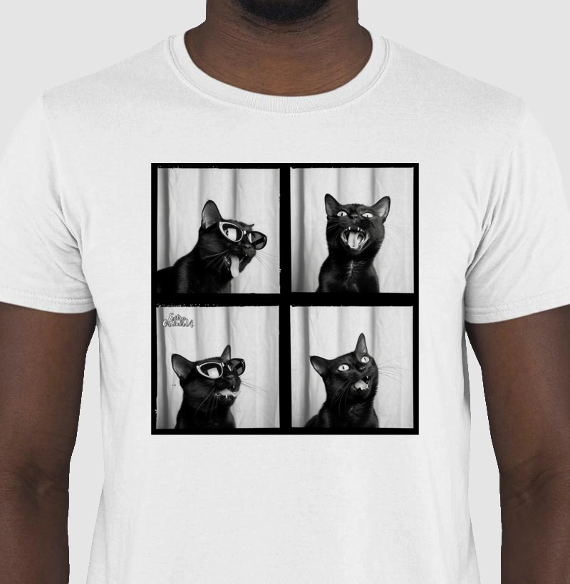 Gato Preto de Oculos Ensaio Fotografico