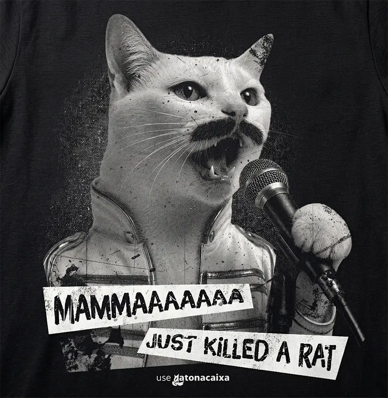 Mamma, just killed a rat!