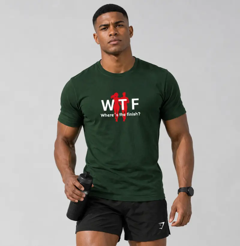 Camiseta WTF - TRN | Camiseta Fitness 100% Algodão Masculina e Feminina