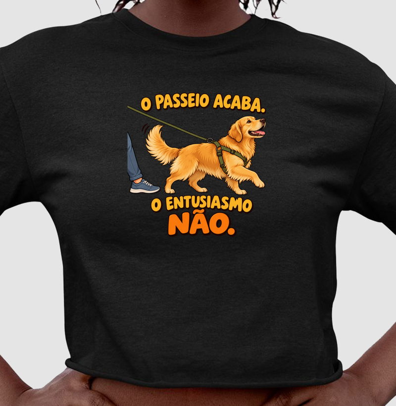 O passeio acaba. O entusiasmo não.