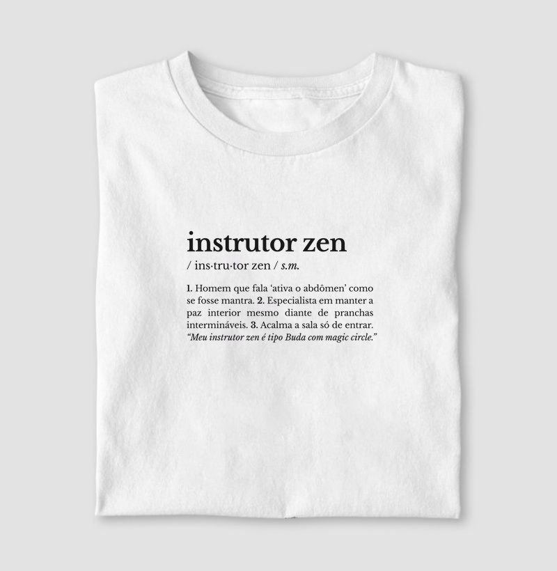 instrutor zen – substantivo masculino