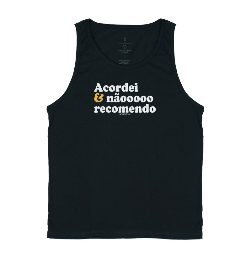 Acordei e não recomendo