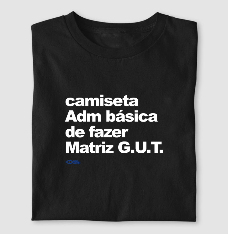camiseta básica de fazer GuT
