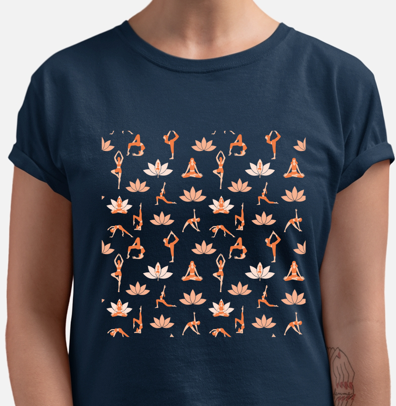 Àsanas entre flores de Lótus