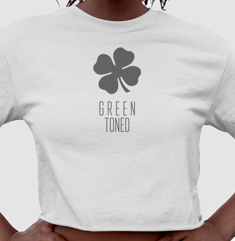 Camiseta Cropped Neutral Clover