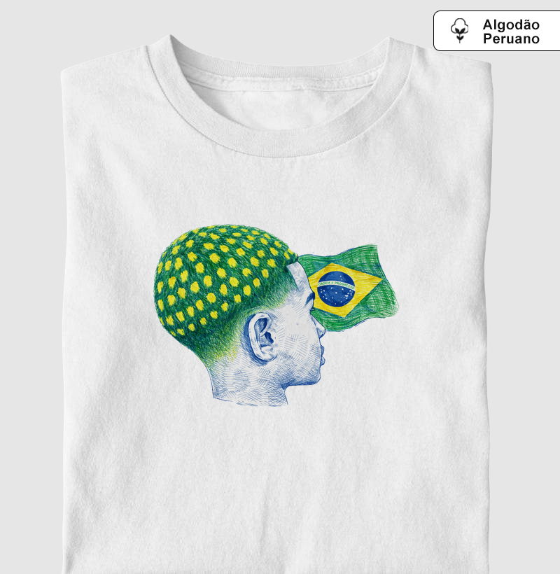 Reflexo de cria verde e amarelo