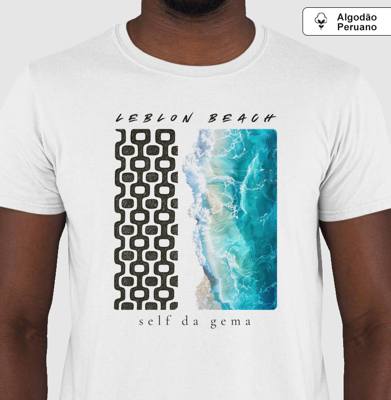 LEBLON BEACH - Camiseta Algodão Peruano