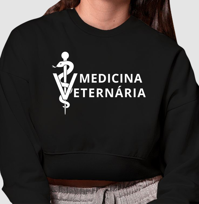Medicina Veterinaria I (Cropped Moletom)