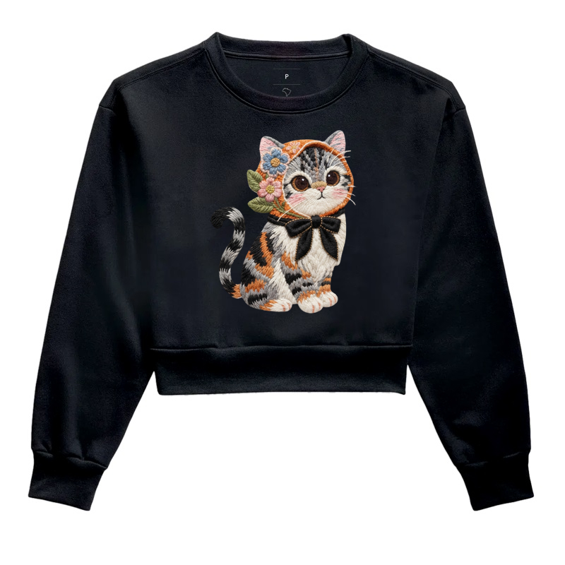 Cat Campestre - Cropped Moletom