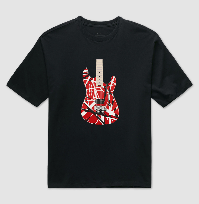 Frankenstrat Guitar: Red 'n' Black Edition