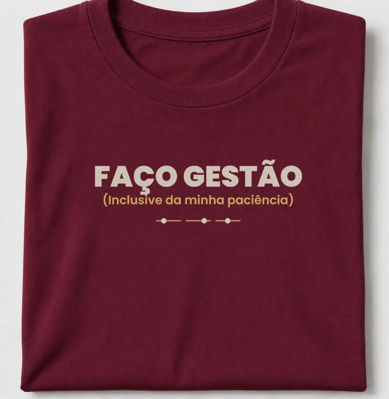 Gestor(a) de si mesmo(a) - Camiseta