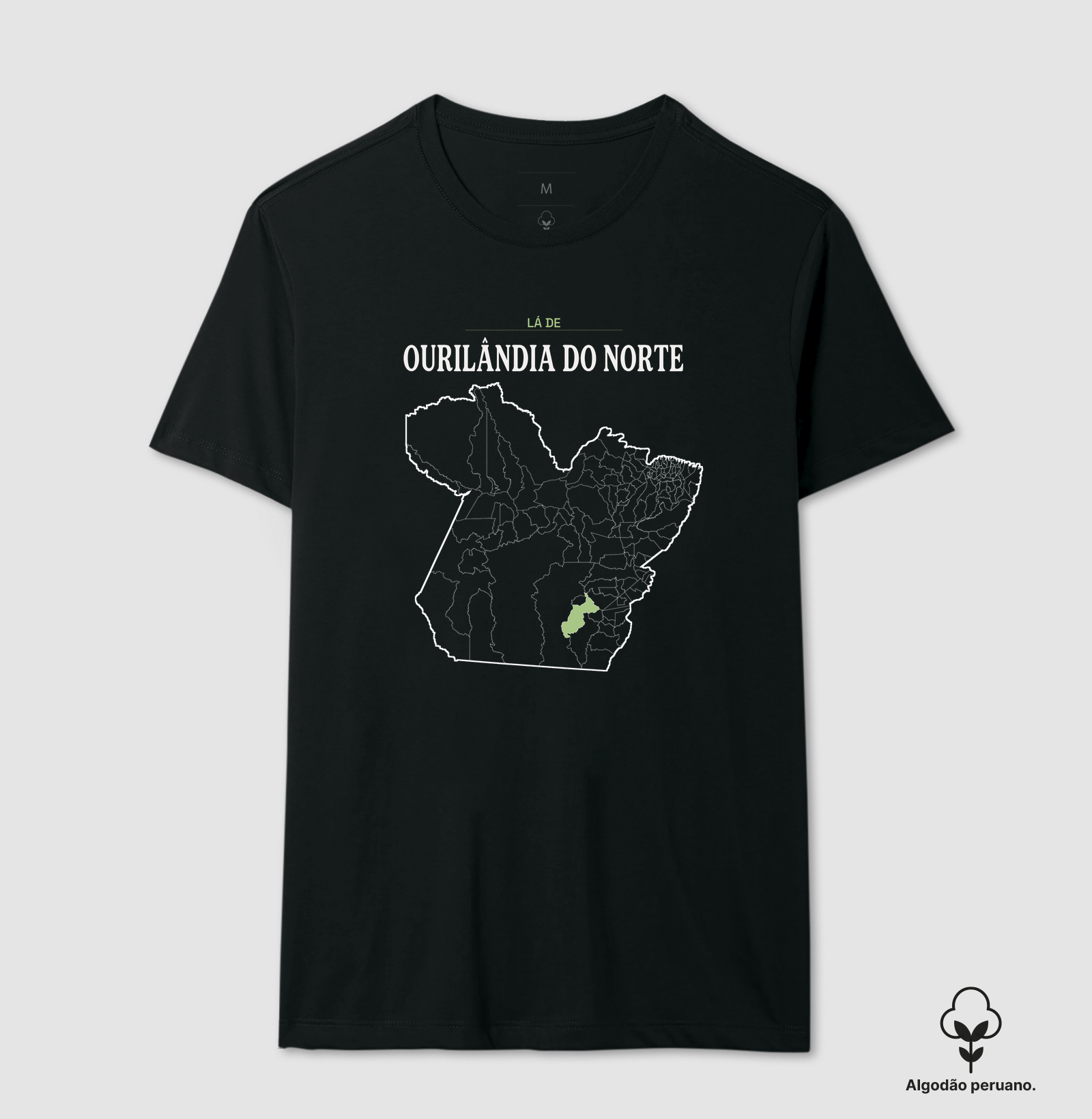 Ourilândia do Norte | Território PA - Camiseta Algodão Peruano