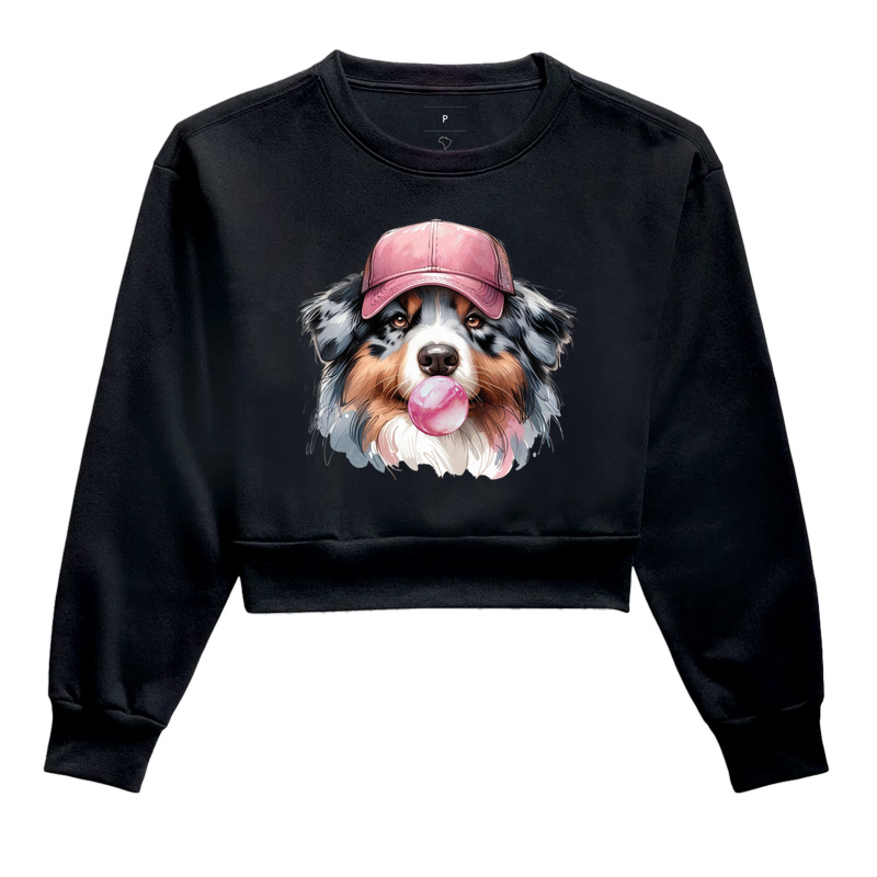 Australian Shepherd Boné e Chiclete