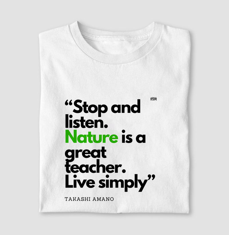 Stop and listen... Takashi Amano