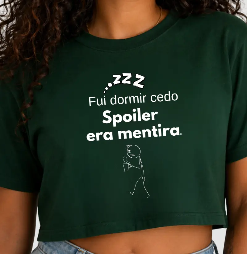 Cropped Fui dormir cedo: spoiler era mentira