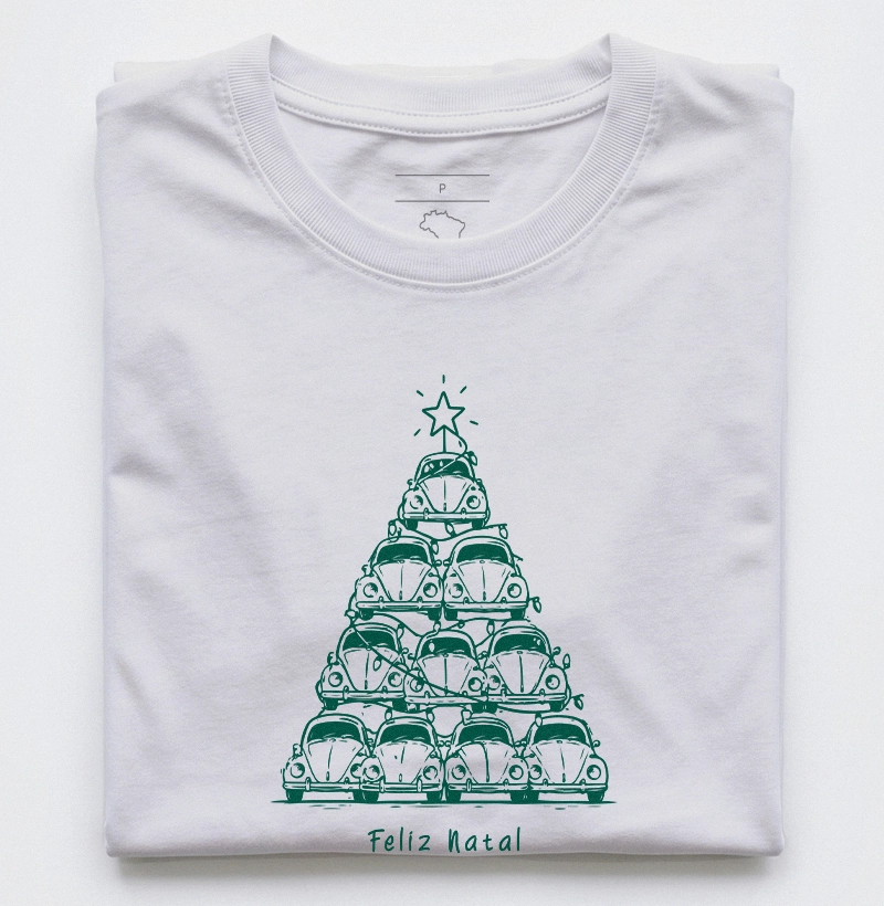 Feliz Natal | Fusca - Camiseta