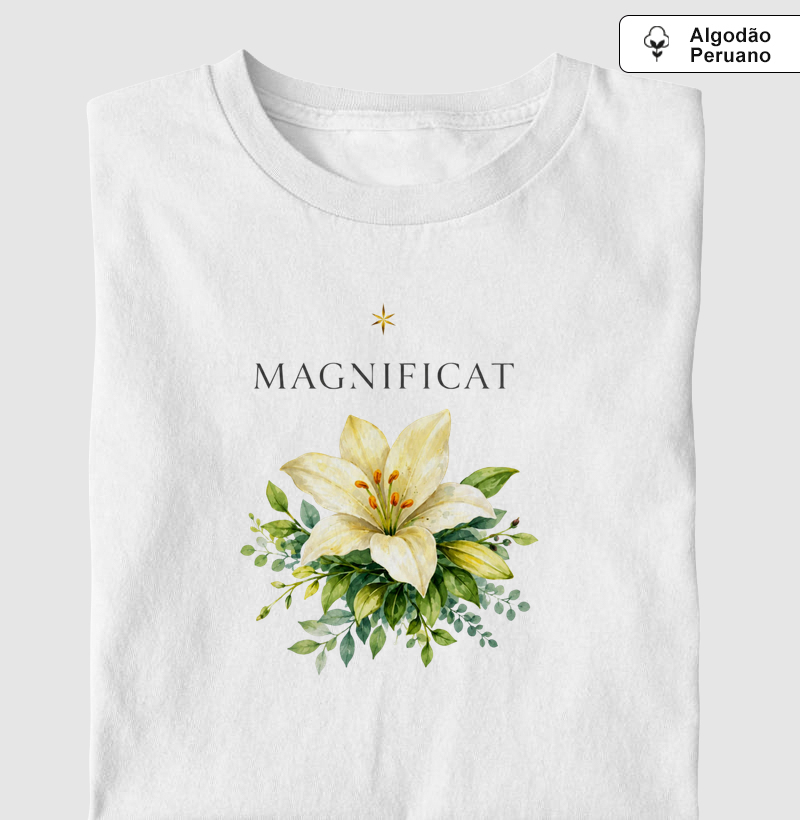 Magnificat de Maria - algodão peruano