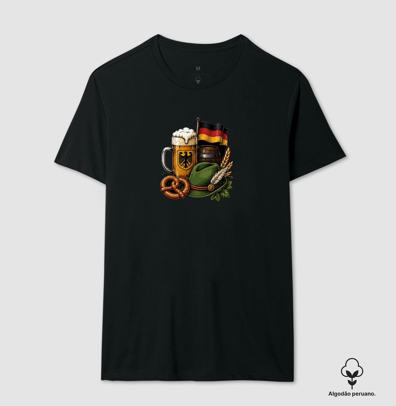 Orgulho e Tradição Alemã - Camiseta Algodão Peruano