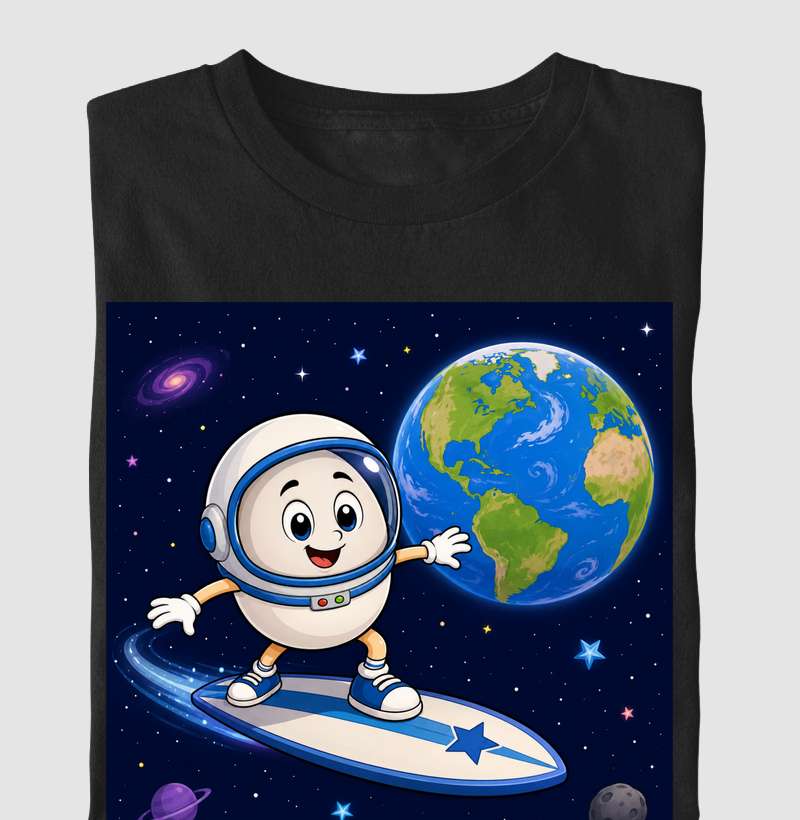 Egg Space - Astronauta #3 - Camiseta Infantil