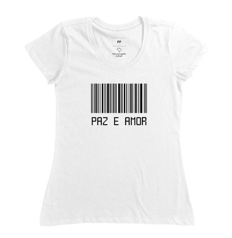 Feminina Code Bar paz e Amor