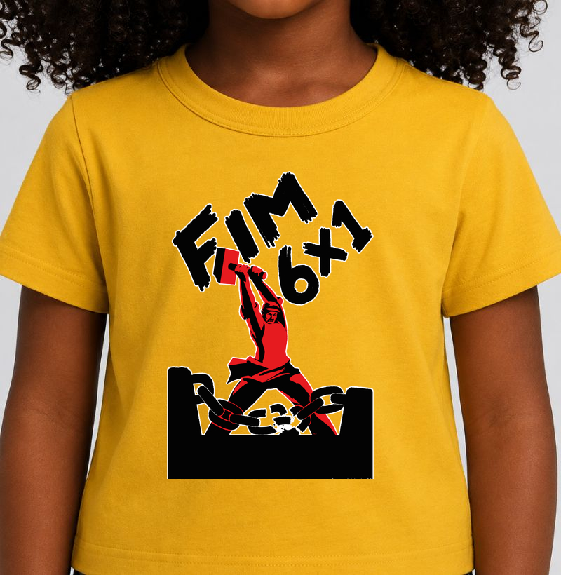 [ALCIR JUNIOR] QUEBRANDO OS GRILHÕES - Camiseta Infantil