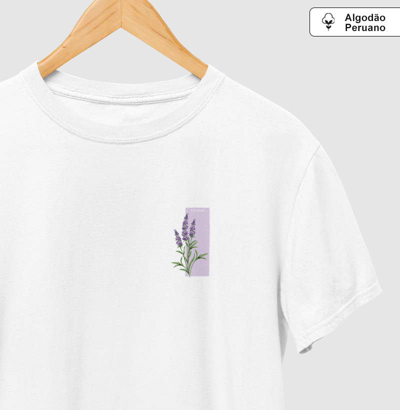 T-shirt Mini Lavanda -Algodão Peruano