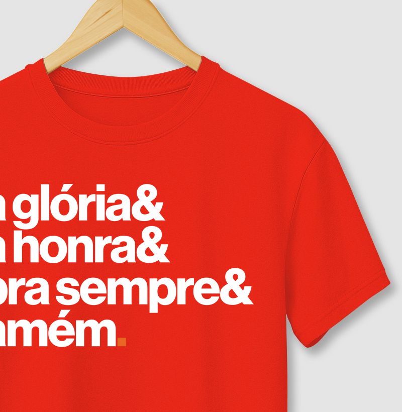 a glória& a honra& pra sempre& amém.
