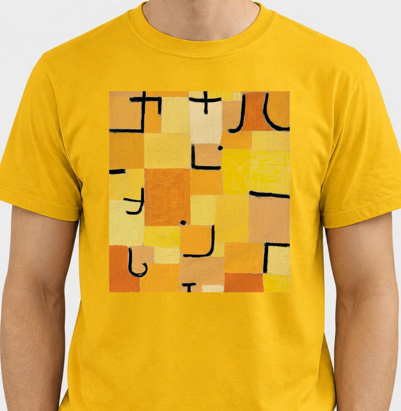 Camiseta Paul Klee Signs in Yellow 