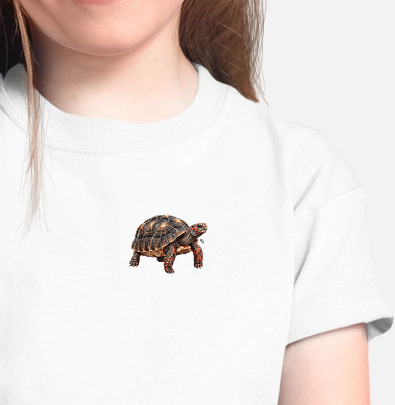 Répteis - Mini - Jabuti-piranga - Infantil - Camiseta Infantil