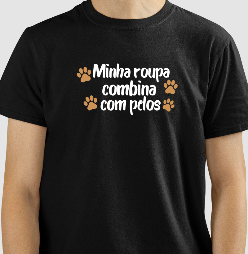 Minha roupa combina com pelos - Patinha na Beca