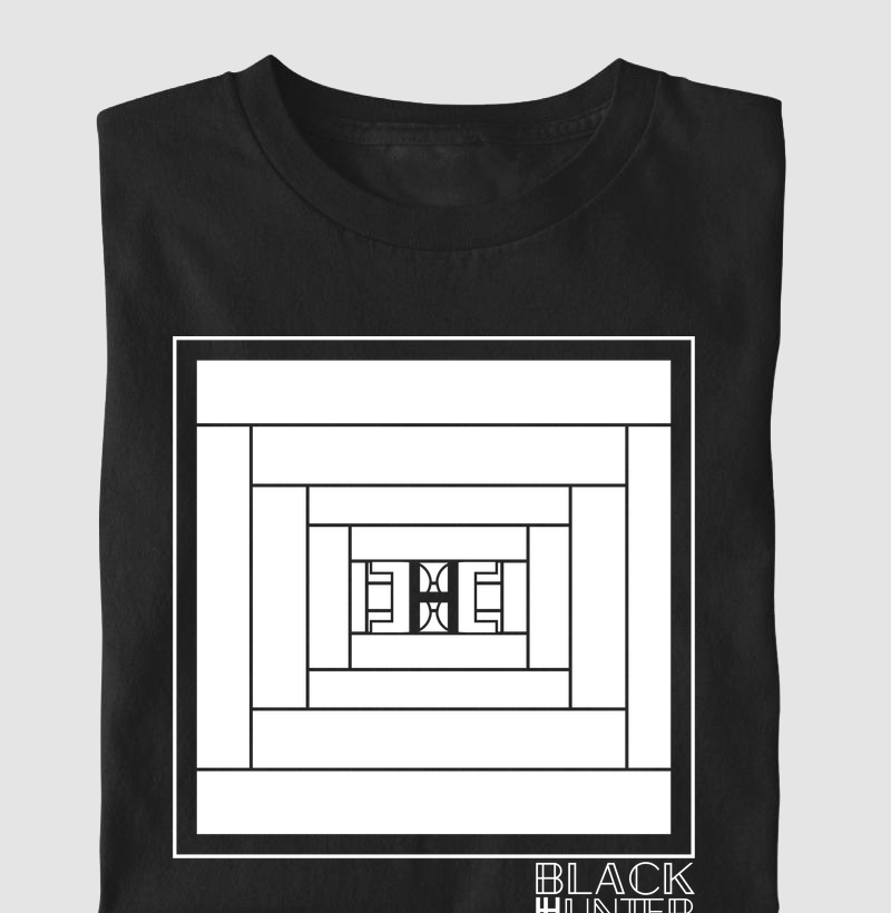 camiseta infantil paredão black hunter