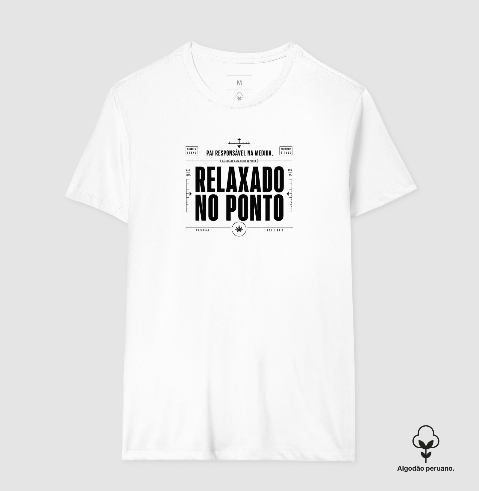 Pai responsável na medida, relaxado no ponto.