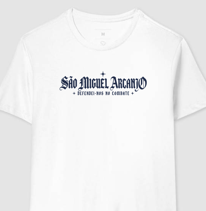 São Miguel Arcanjo — Defendei-nos no Combate - Camiseta