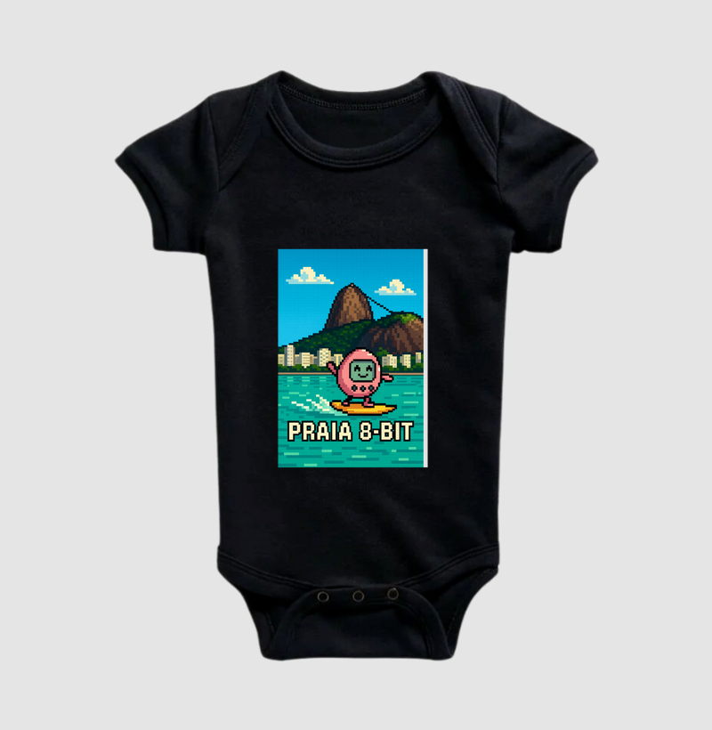 Bory Nerdzinho Praia 8Bit