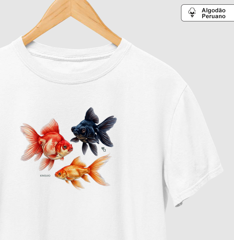 Peixes - Kinguios - Algodão Peruano