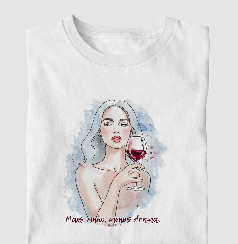 Mais vinho, menos drama.