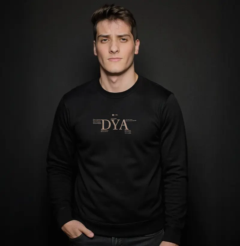 Moletom "DYA" - Deus e Audácia