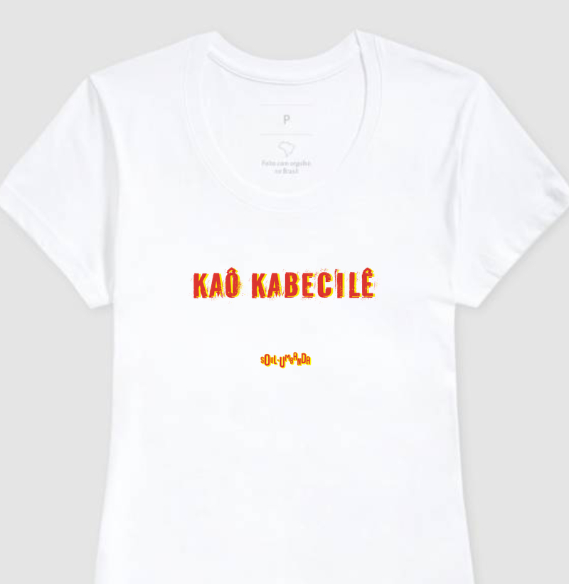 camiseta XANGÔ saudação feminina