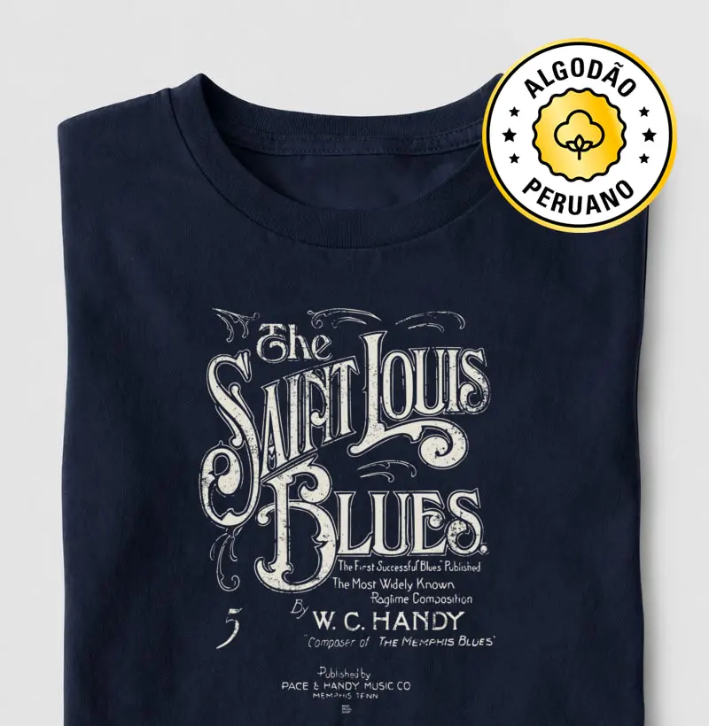 St. Louis Blues - Camiseta Algodão Peruano