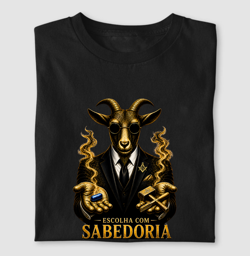 Escolha com Sabedoria (Pílula, Maço e Cinzel) - Mr. GADU