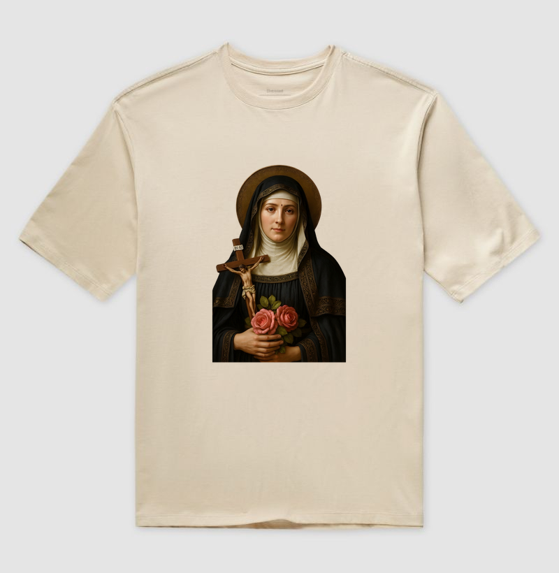 Camiseta Oversized Santa Rita de Cássia 